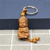 Versatile Buddhas Pendant Keychain Wealth Luck Keyring for Everyday Use