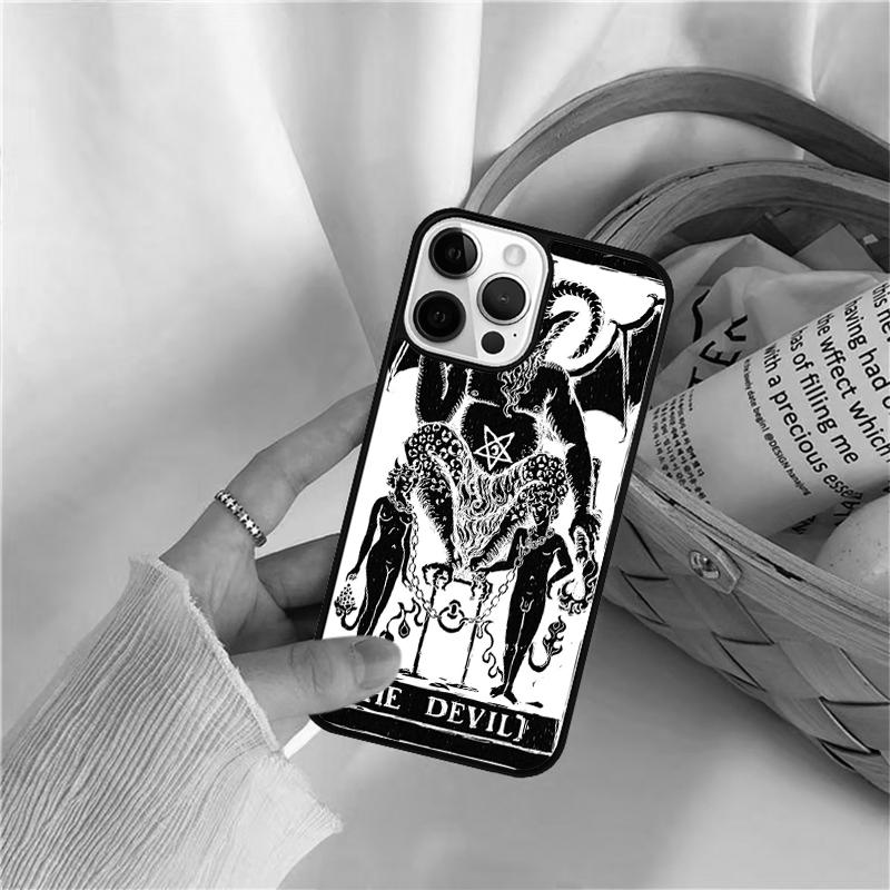 

Tarot Cards The Devil Phone Case For iPhone 17 Air 16 15 14 11 12 13 Pro MAX Plus coque Cover Shell iPhone 11pro max
