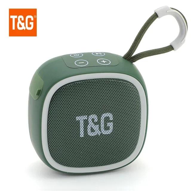T&G Mini Wireless Powerful IPX4 Waterproof Bluetooth Speaker TWS Bluetooth 5.3 Sound Box HIFI Loudspeaker Support TF Card Radio