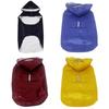 Dog Raincoat Lightweight Waterproof Large Pet Dog Rain Jackets with Hood Reflective Strip Safety for Dog