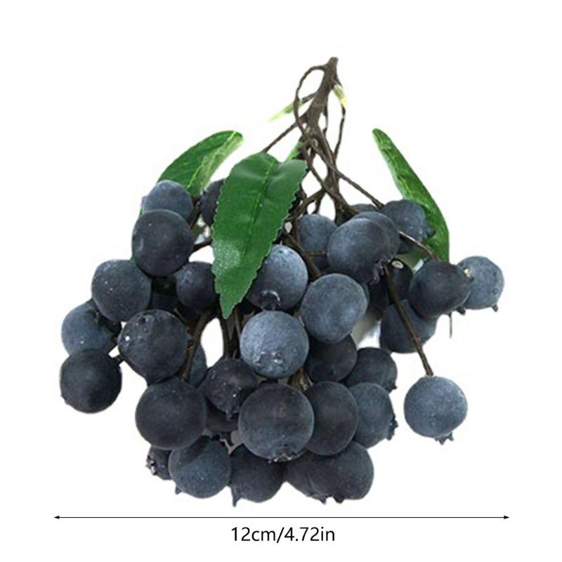 Artificial Friut Realistic Plastic Fruit Bunch of Simulation Fruit for Kitchen, Photography Props, 6 Kind of Fruit