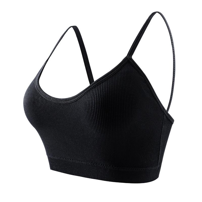 Reggiseno Sportivo Taglie Forti da Donna - Stile Canotta, Design Schiena Bella, Spalline Sottili, Indossabile all'Aperto