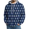 Men's Knit Hooded Sweatshirt Casual Long-Sleeve Sweatshirt