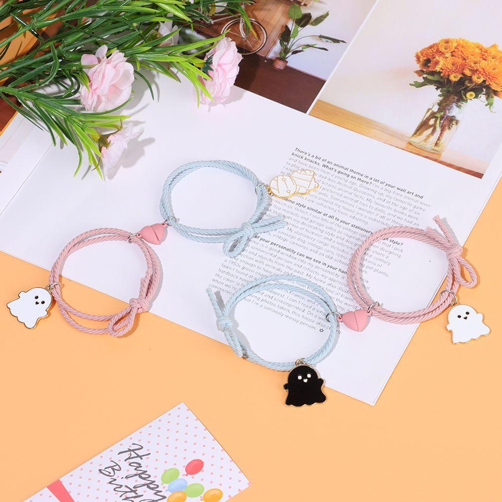 

Buckle Women Men Jewelry Gifts Matching Bracelets Magnet Bracelet Friend Bracelet Rope Bracelet