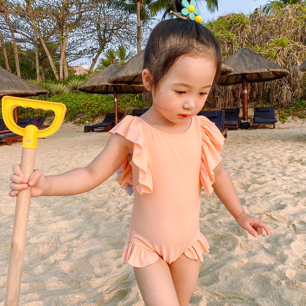 Girl's Princess Bow One-Piece Swimsuit - Cute Baby & Toddler Swimwear