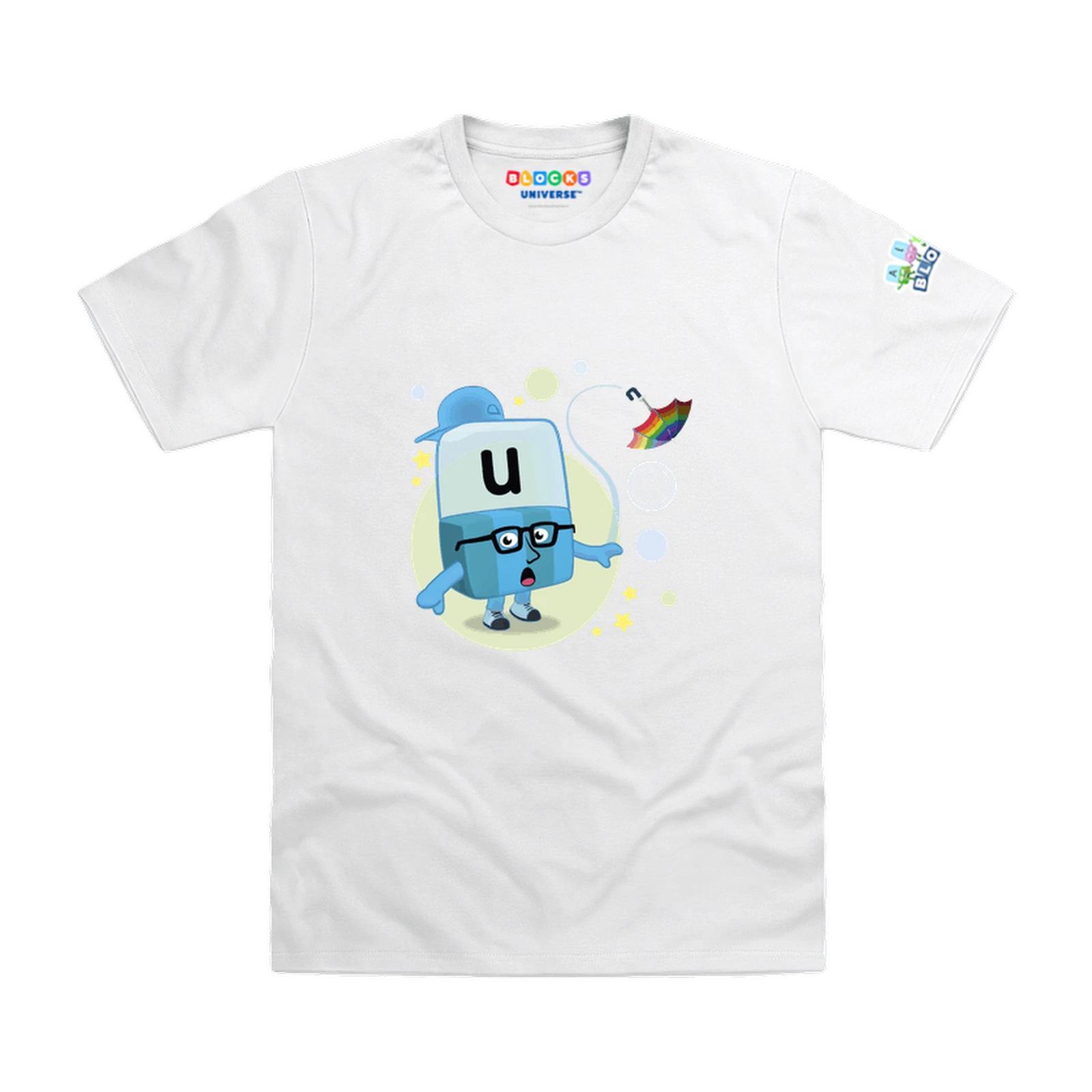Officially Licensed Alphablocks - Alphablock U - Unbelievable! Kids T-Shirt 140