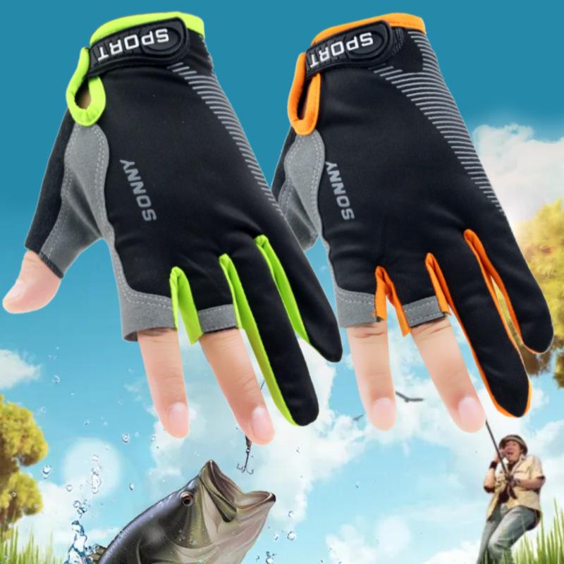 

Summer ice silk sunscreen gloves One size зелений