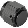 6AN Female Flare Cap Port Plug Block Off Fitting Nut Adapter Aluminum Black