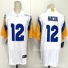 Los Angeles Rams NFL Football Jersey Mens Cotton Team Uniform Shirt 17 Blue White