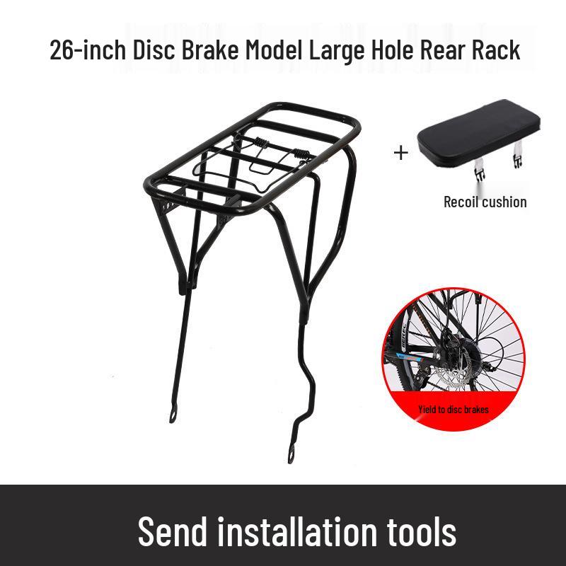 Multifunctional Rear Rack: Carrier for People, Clothes, Mountain Bikes, Children's Bicycles, Cargo, and Folding Bikes.