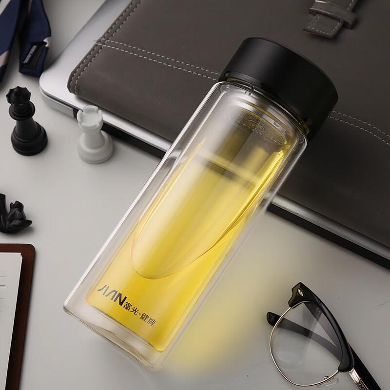 FUGUANG Earl Double-Layer Insulated Glass Mug