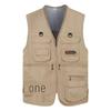 Men's Multi-Season Tactical Mesh Vest with Multi-Pockets for Fishing and Leisure