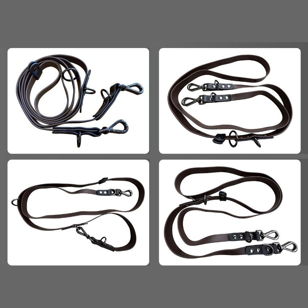2 Hooks Pet Double-ended Leash 2.2M Pet Traction Rope Easy To Clean Dog Leash Pet Training