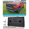 Front License Plate Frame for Dodge Ram 1500 DT Rebel & TRX ONLY 2019-2024 Front Bumper License Tag Plate Holder Mounting Bracket Replace #