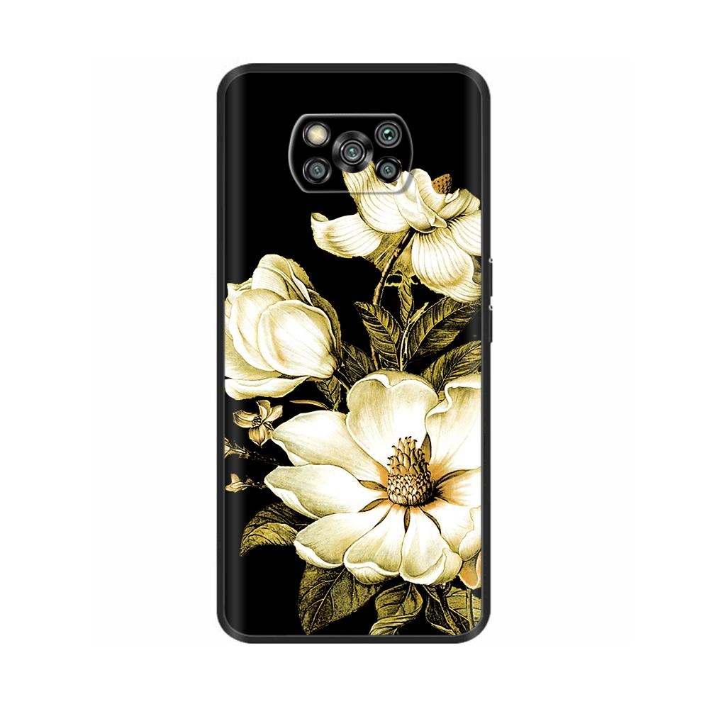 Cover For Xiaomi Poco X3 Pro Case Soft Silicon Black Phone Casse for Poco X3 NFC Case for Poco X 3 NFC PocoX3 Pro TPU Capa Funda
