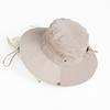 Bucket Hat for Summer, Wide Brim Sun Protection Hat, Breathable Mesh Fisherman Hat for Men Women Outdoor Hiking