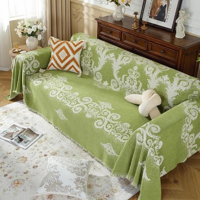 

1 шт. чехлы для дивана Shenier, современные минималистичные подушки с защитой от царапин для кошек, универсальные, противоскользящие, высококачественные, для сиденья и спинки, полотенце 1seater 180x130cm зелёный