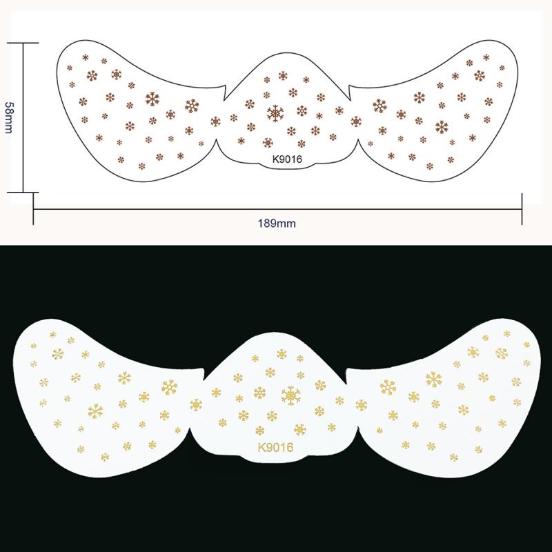 Vergoldete Sommersprossen Make-up Aufkleber Speziell geformt 2 Stück Tattoo Aufkleber Gesicht Aufkleber