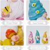 3Pcs Resin Garden Gnome Statue Outdoor Gnome Ornament Garden Gnome Statue Set for Patio Lawn Yard Home Tabletop Decoration
