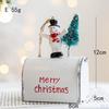 Christmas Hanging Pendants, Tree Mailbox Ornaments Photography Props Resin