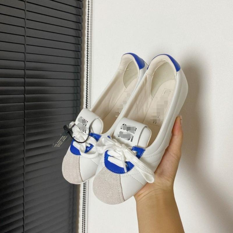 

Flat-soled single shoes women s autumn new soft leather Doudou versatile shallow mouth gentle soft-soled shoes 40