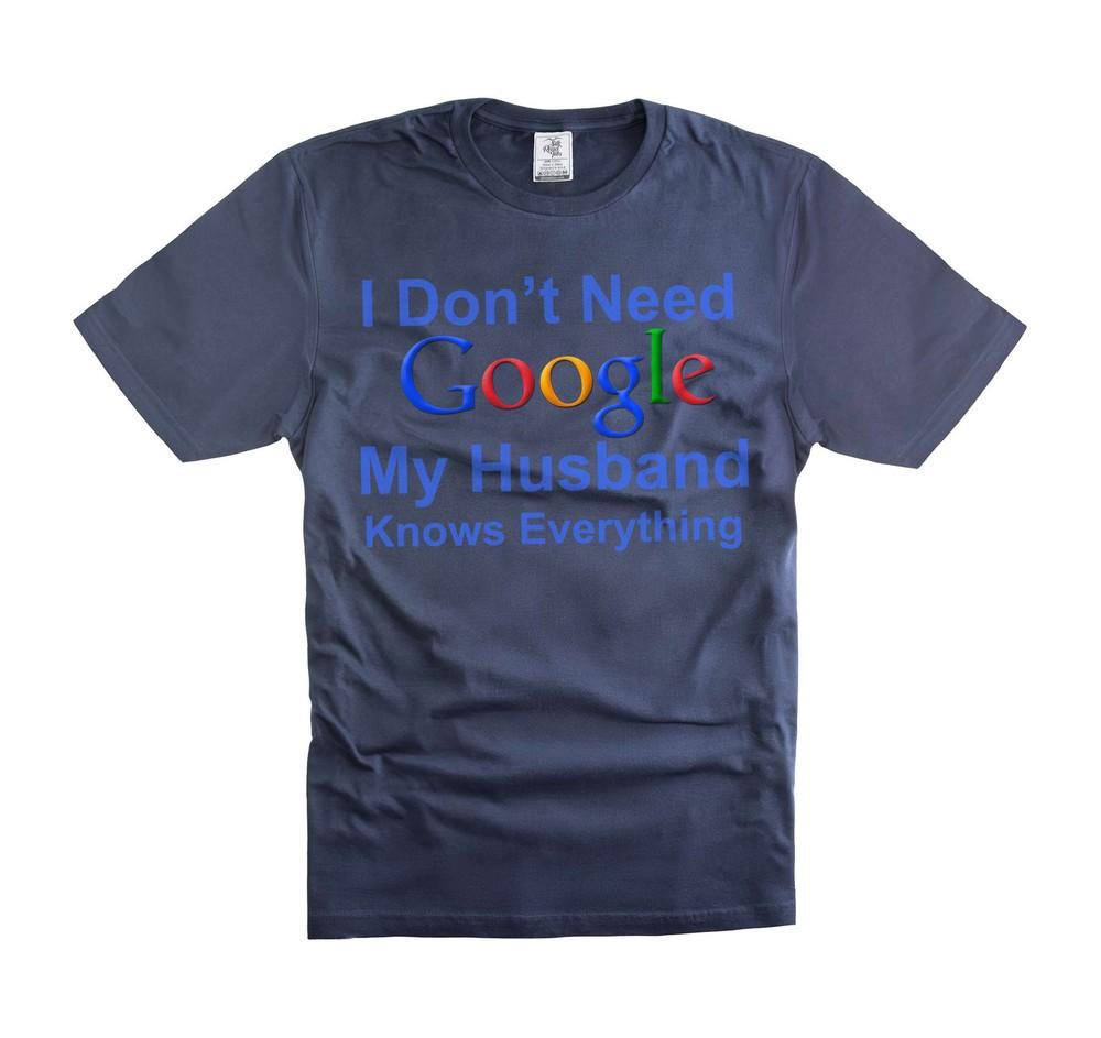 Funny Wife Shirt Wife Husband Shirts My Husband knows Everything Shirt Unisex T-Shirt M