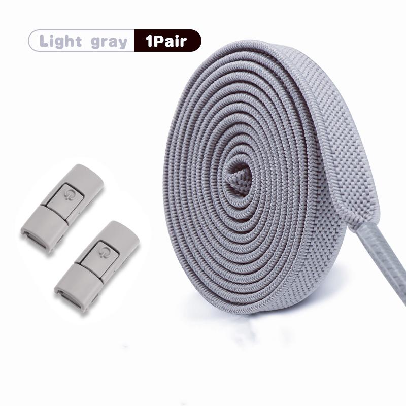 1Pair/2Pair Elastic Laces Sneakers Tennis No Tie Shoe Laces Lock Shoelaces Without Ties Kids Adult Shoelace Shoes Accessories