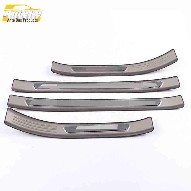 Equinox Stainless Steel Anti-Scratch Sill and Welcome Bumper Scuff Strip
