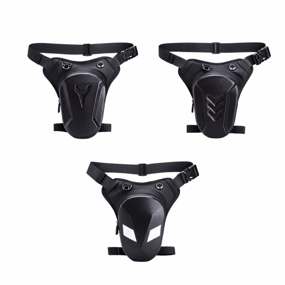 Waterproof Motorcycle Leg Bag Hard Shell Rider Bag Crossbody Bag Waist Pack Men Women