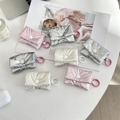 Korean Ins Bow Bag Is Suitable for Apple Earphone Case Storage Bag AirPods Protective Cover