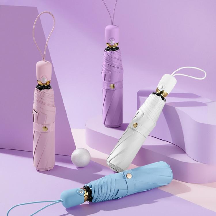 Strong Wind Resistant 3 Folding Automatic Umbrella Men Parasol Women Rain 8 Ribs