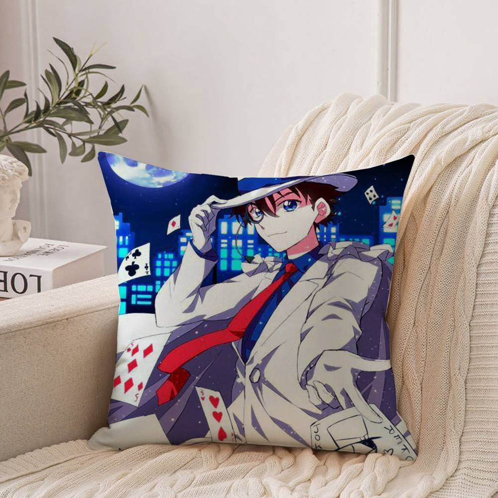 Detective Conan Pillow Case Home Decor Throw For Sofa Bed Car Room Decor Gift Idea