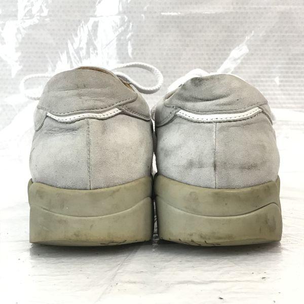 Cesare Paciotti Italy Suede Leather Sneakers 41 25.5-26.0 Gray(USED)