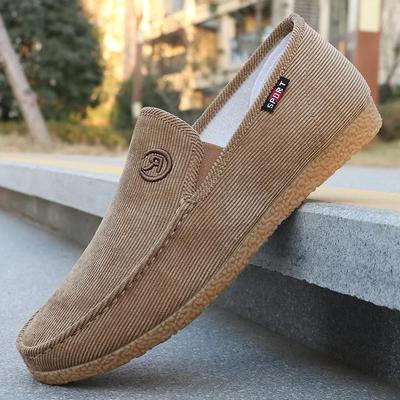 Men's Canvas Shoes Spring and Autumn Season Cloth Shoes Soft Soled Low Cut Casual Shoes Work Shoes Sneakers Men 39-45