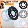Xiaomi Magnetic Phone Finger Ring Holder for IPhone 16 15 14 Samsung S25 Xiaomi Soft Silicone Phone Grip Stand For MagSafe Universal