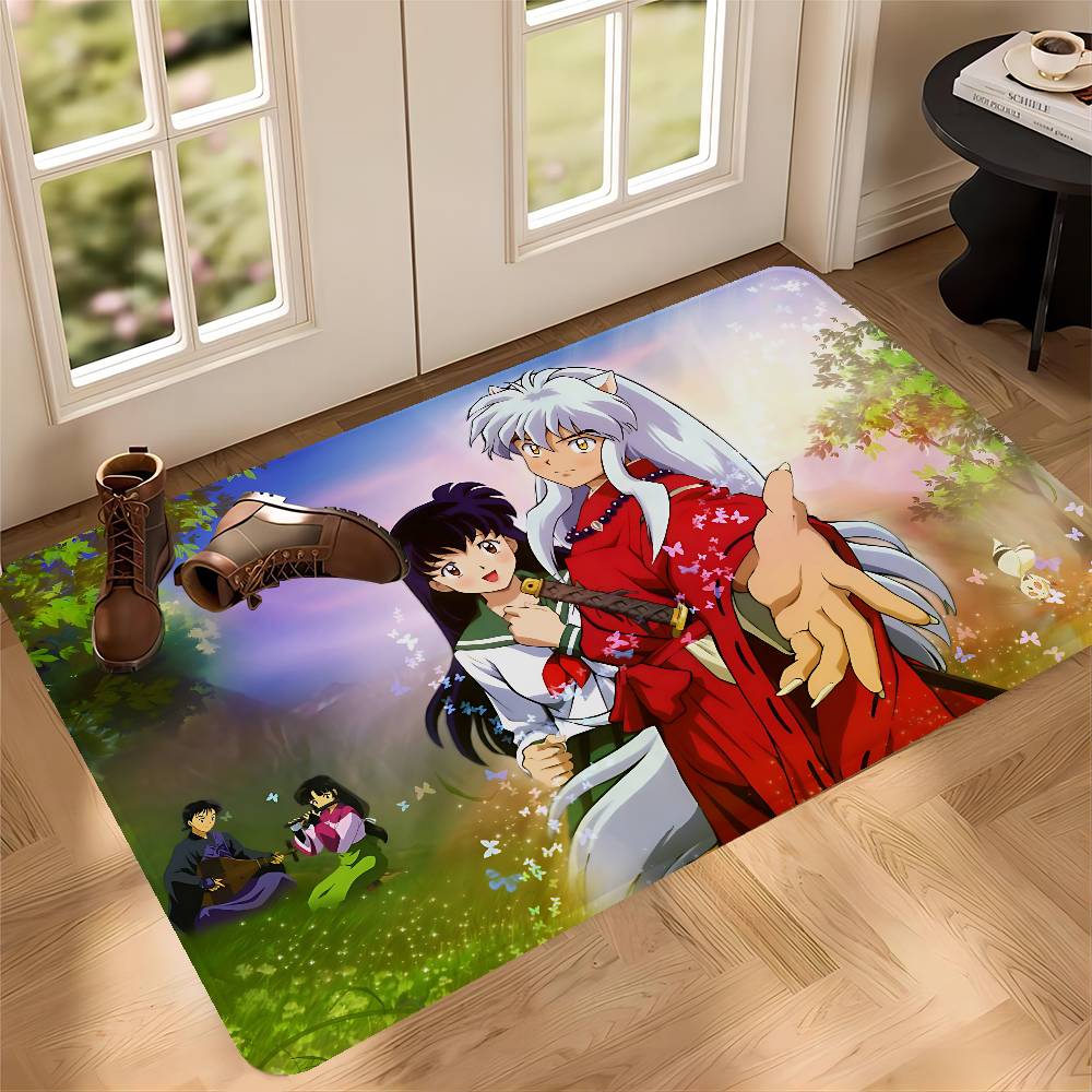 Japanese Anime Inuyasha Kitchen Mat Cheaper Anti-slip Modern Living Room Balcony Printed Modern Home Decor