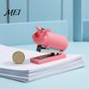 Soft PVC Shell Stapler for Kids Study Mini Cartoon Stapler, Cute Pig Shape, Portable Lightweight School Supplies Binding Tool, Handheld And