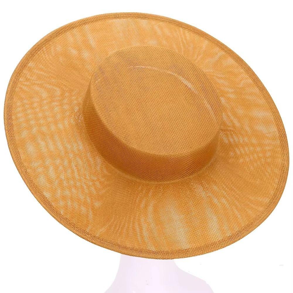 Headpiece Vintage Fascinator Hat Solid Color Derby Hat Masquerade Top Hat Party Headpiece