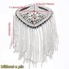 Beaded Decoration Shoulder Brooch Pin Metal Punk Style Shoulder Badge  Clothing Accessories