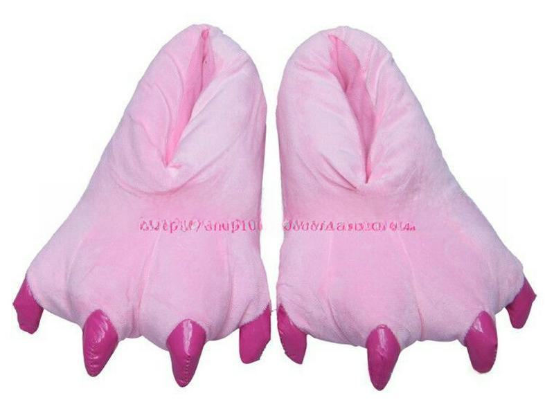 

Ультрам який піжамний набір з мультяшними тваринами та відповідними бавовняними капцями з динозавровими кігтями Medium size 35-39 рожевий