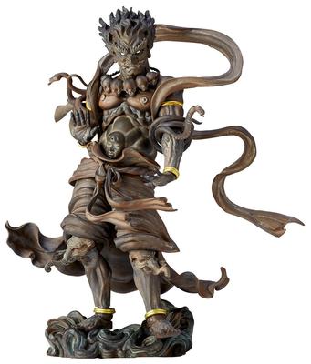 Takeya-style Free-standing Figurine General Fukasa Wood Carving Version Total Height Approx. 142mm PVC&ABS Painted Movable Figure