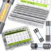 WTA FuseSet Max360 – Zestaw Bezpieczników Szklanych 360 Szt. | 5x20 Mm + 6x30 Mm | 250V | 0,5A–25A | Typ Szybki | Organizer