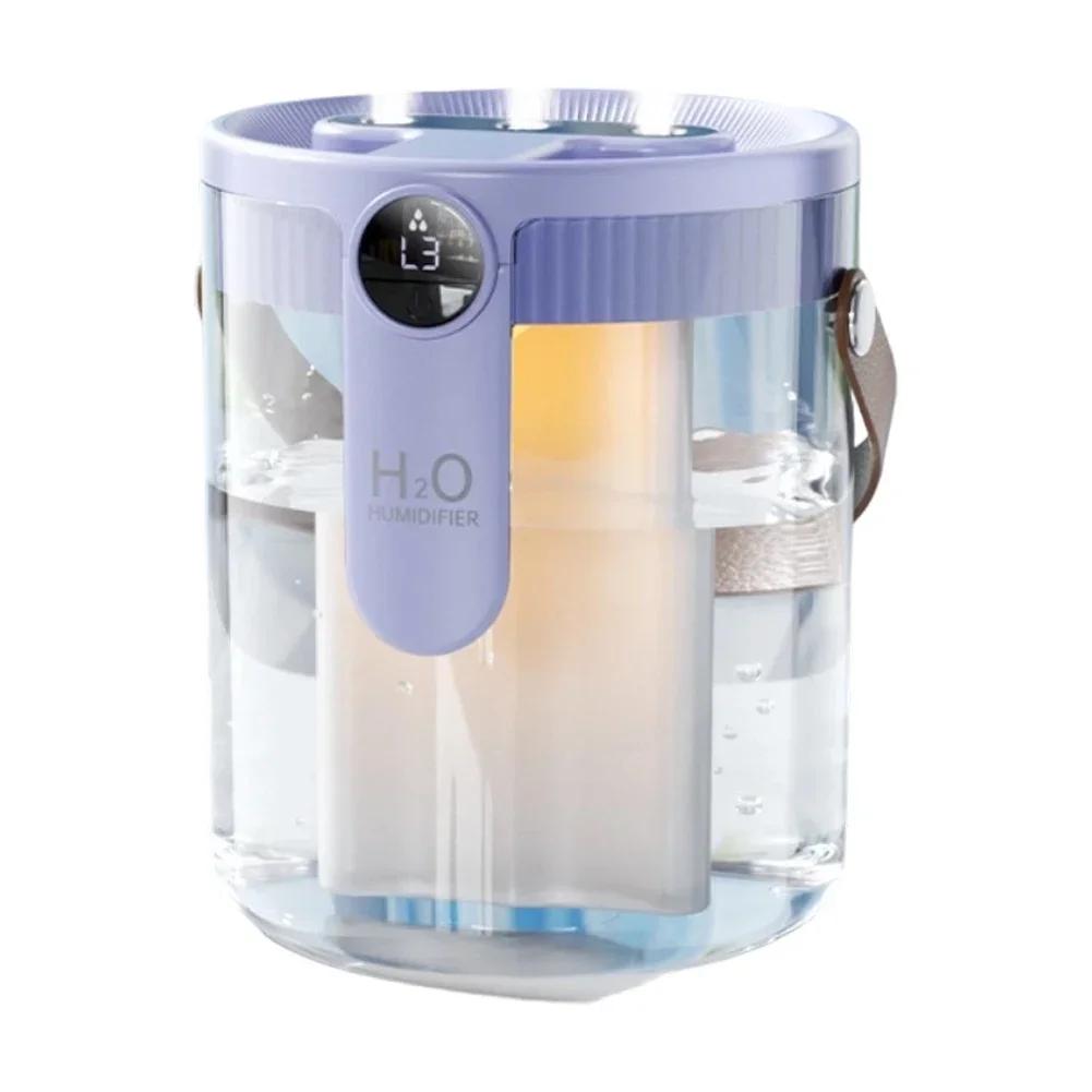 Wireless 1 5L Portable Humidifier Featuring Three Adjustable Spray Ports for Quiet and Efficient Air Moisturizing