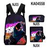 Traditional Creative Cool The Gaslight District 3D Designed 3pcs/Set Learner Student Bags Everyday Laptop Knapsack Backpack Meal Tote Pencil Pouch