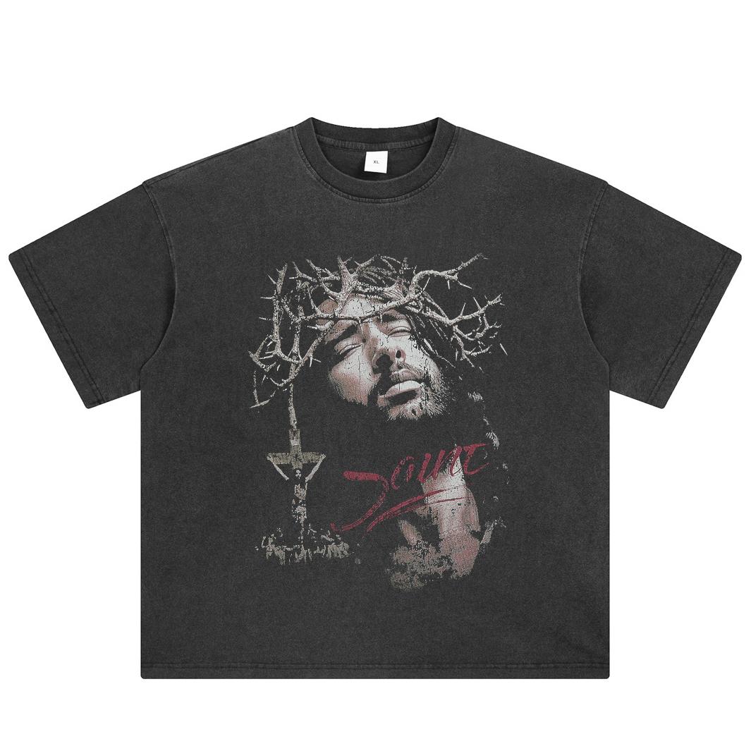 

Вуличний одяг Футболка зі смішним малюнком Бавовняна футболка Топи унісекс Футболки Літня футболка з короткими рукавами XXL чорний