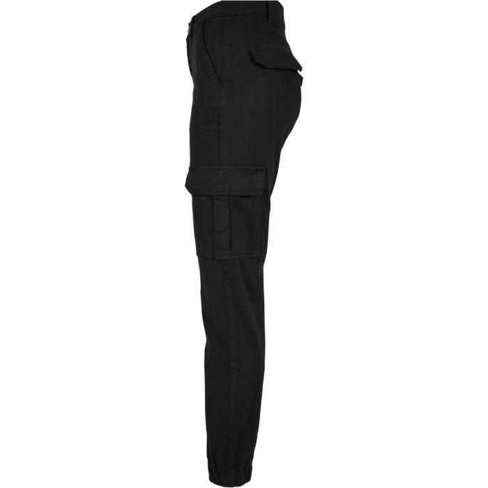 Pantalon En Sergé De Coton Femme Urban Classics Utility - Noir - 30