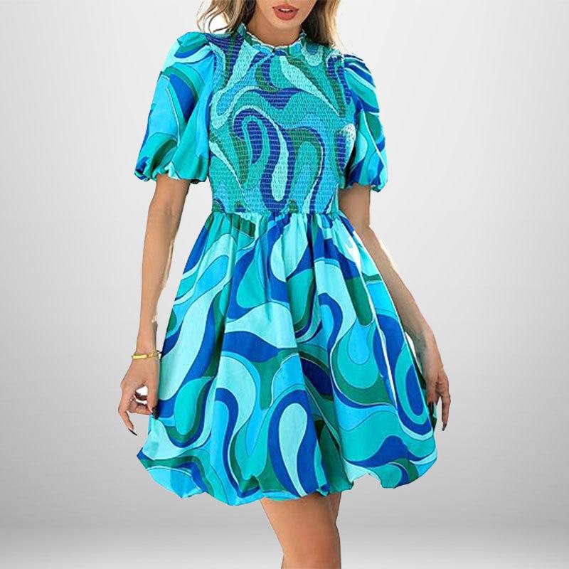 

Spring New Women s Clothing Elegant Flower Bud Skirt Simple High-waisted Dress for Women 3XL