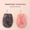 Double-Sided Bath Scrub Mitt Glove - Exfoliating Sponge for Dirt & Dead Skin Removal, Large Size