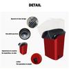 1200W Popcorn Makers Fully Automatic Household Mini Efficient Electric Hot Air Machine Corn Popper For Home Kitchen Tools