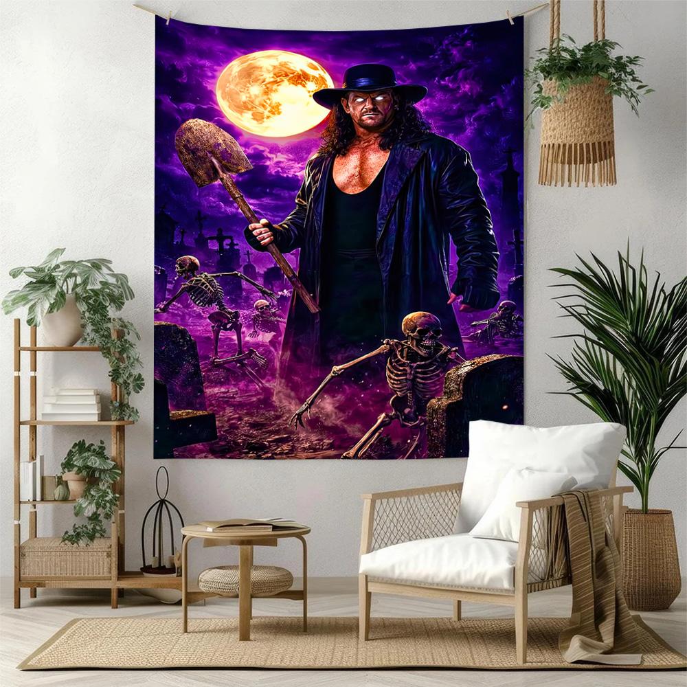 Undertaker1 Wall Decor Tapestry Art For Pet Memorial Birthdaywedding Party Backdrop Family Gift